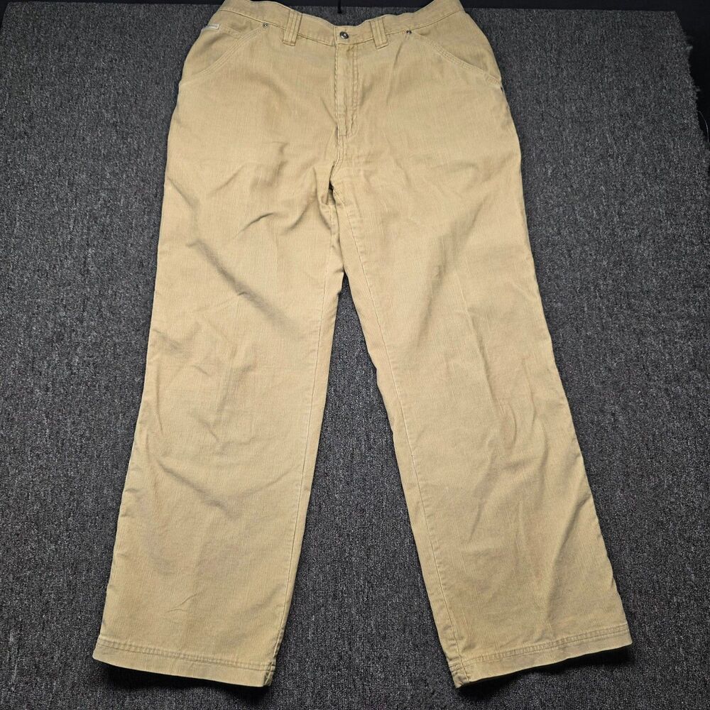 Columbia Corduroy Straight Leg Pants Men's 38 Tan 100% Cotton Outdoor Casual